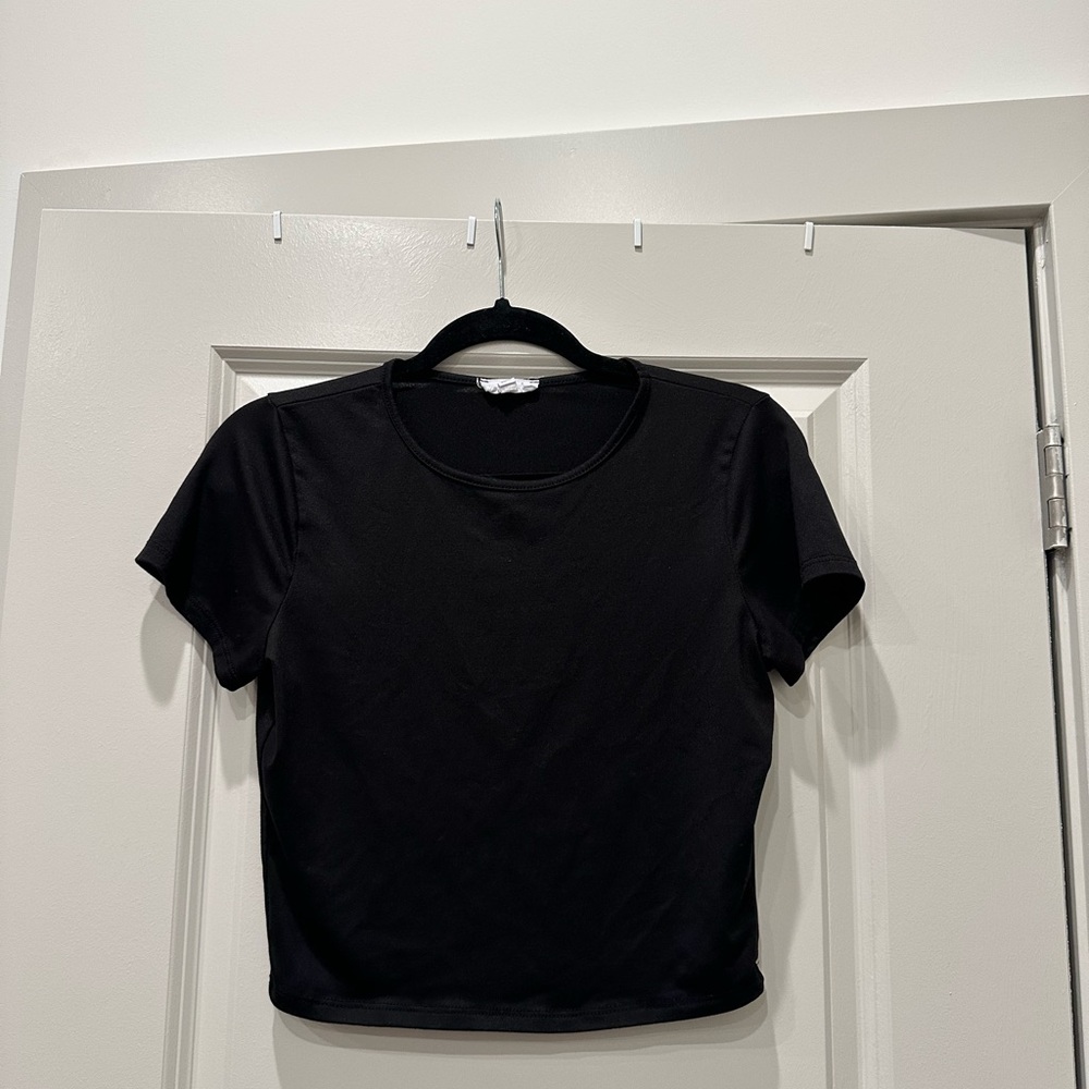 Cute Black Crop Top